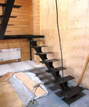 Металлическая лестница  под ключ
