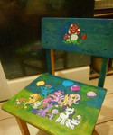 Роспись детских стульев